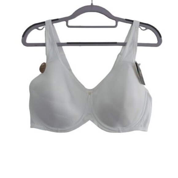 NEW Wacoal Basic Beauty Underwire T-Shirt Bra White Size 44C 853192 - Picture 1 of 4